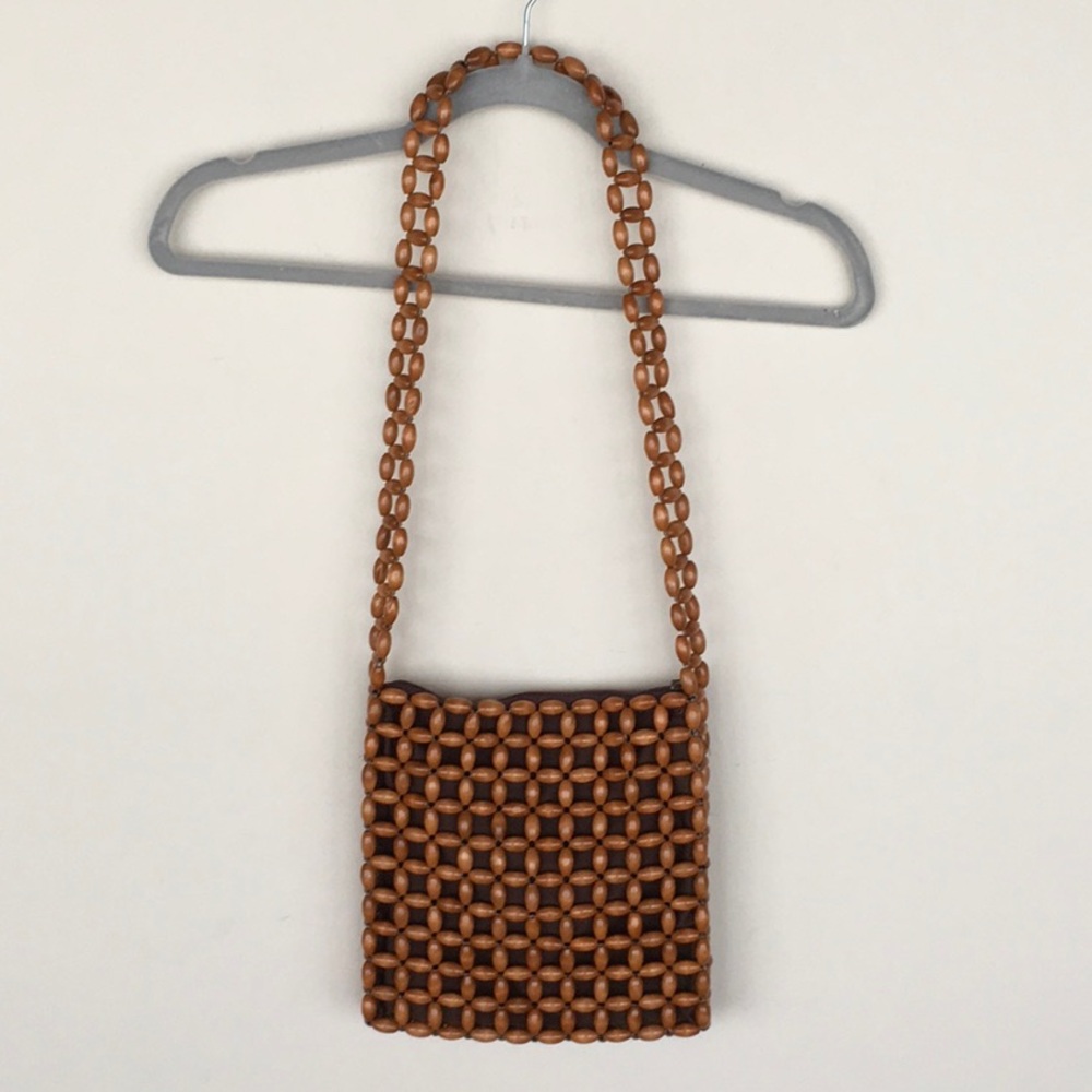 Wood Bead Bag - Picture 2 of 5